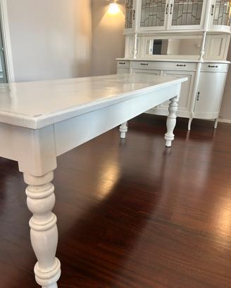 Tavolo antico stile shabby chic