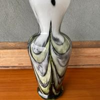 Vaso Vetro soffiato artistico Murano Anni '70