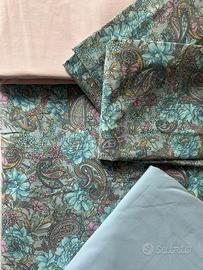 copripiumone parure per  letto piazza e mezza