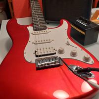 chitarra elettrica Donner+2 amplificatore laney +