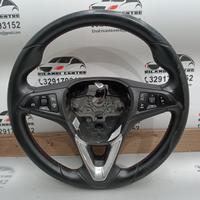 Volante in pelle nera multifunzionale opel corsa e