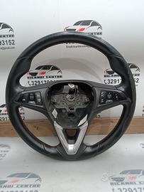 Volante in pelle nera multifunzionale opel corsa e