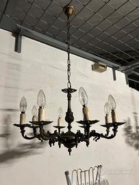 Lampadario con 2 appliques