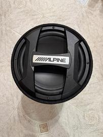 Subwoofer alpine + amplificatore recoil