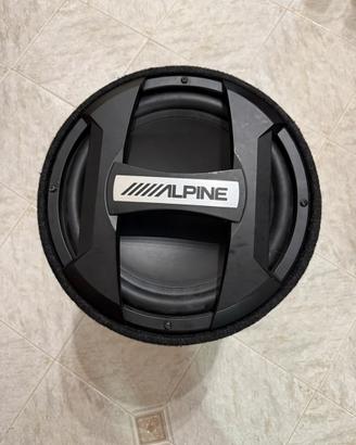 Subwoofer alpine + amplificatore recoil