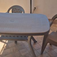 SET TAVOLO E SEDIE