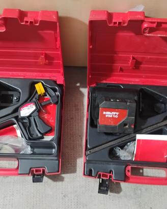 Hilti PM10 laser professionale + valigette + acces