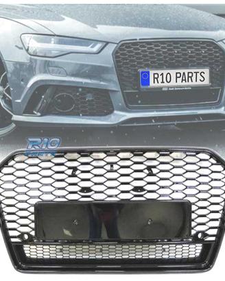 GRIGLIA PER AUDI A6 16- LOOK RS6 II NERO