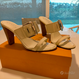 Sandali marca Tod's n.39 color panna