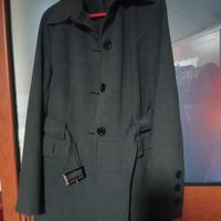 Giacca grigia con cintura