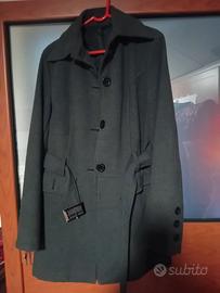 Giacca grigia con cintura