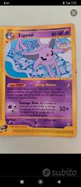 carta Pokemon Espeon del 2002