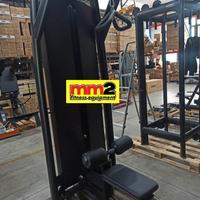 lat machine Technogym matt black rigenerato