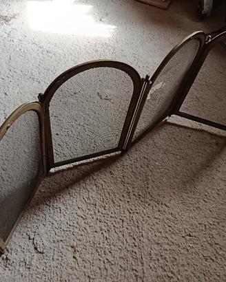 parafiamma ottone per camino 
