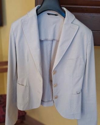 Giacca donna beige Stefanel cotone