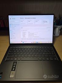 lenovo yoga slim6, i7 con 512 di ssd