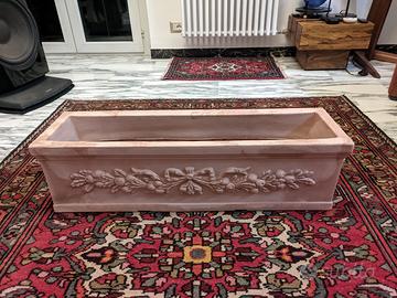 Vasi Fioriera Resina Festonata 88 cm