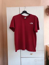 T-Shirt The North Face Casual Streetwear Burgundy 