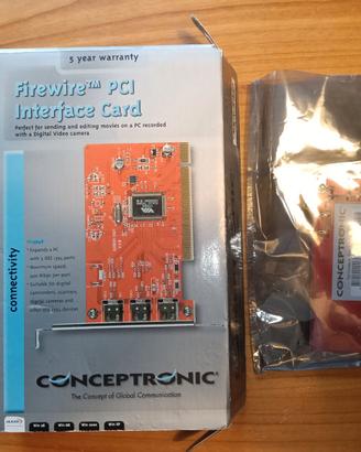 Scheda PCI anni 2000 mai usata.