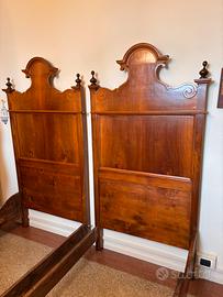 Letto matrimoniale in ciliegio