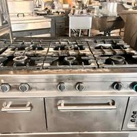 Cucina 6 fuochi con forno