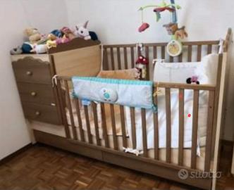 Lettino componibile in legno marca Mibb