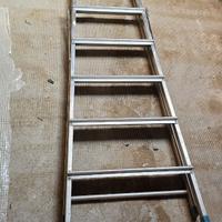 Scala 7 gradini alluminio