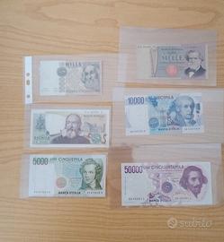 Magnifico lotto banconote tutte in Fds assoluta 