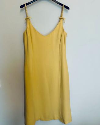 Abito giallo Luisa Spagnoli, in pura seta