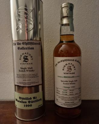 Macallan Signatory Vintage 1990 Single Malt Scotch