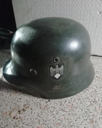 elmetto m 40 restaurato 