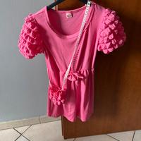 Tutina a pantaloncino +borsettina