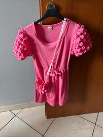 Tutina a pantaloncino +borsettina