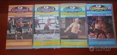 4 videocassette aerobica anni '80