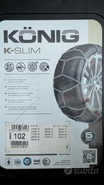Catene da neve König K-Slim 102 – 7 mm – MAI USATE