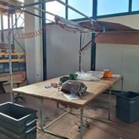 TAVOLI DA LAVORO IN FERRO - AUTOPORTANTI varie mis