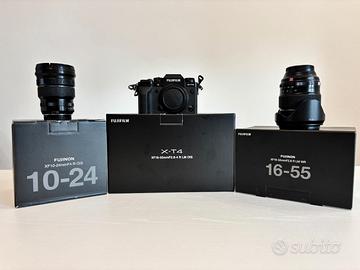Fujifilm xt4 + ottiche Fujinon