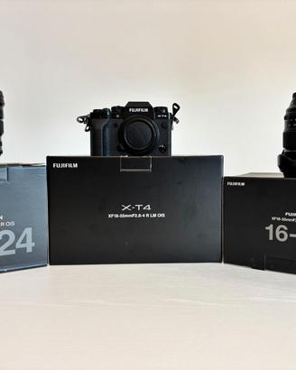 Fujifilm xt4 + ottiche Fujinon