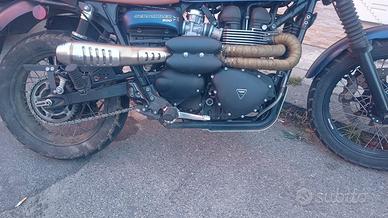 Triumph scrambler scarico completo 