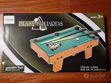 Biliardo da Tavolo per Bambini Portatile in Legno