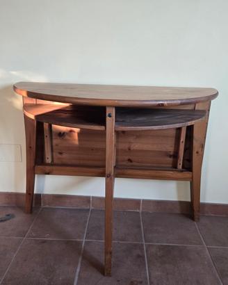 Tavolo IKEA in pino massello a ribalta 