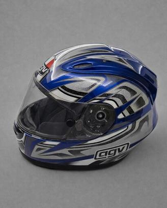 Casco integrale AGV blu / argento taglia S