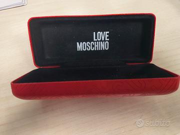 custodia per occhiali moschino 