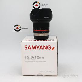 Samyang 12mm f2.0 NCS CS Fujifilm X Usato