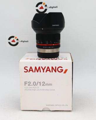 Samyang 12mm f2.0 NCS CS Fujifilm X Usato