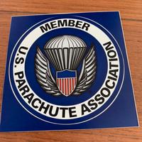 adesivo Parachute Association Member