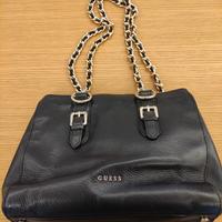 Borsa nera in pelle Guess
