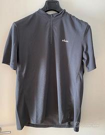 Maglia MTB Ciclismo Grigia con tasca posteriore