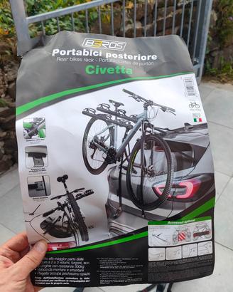 Portabici posteriore Civetta BBROS Nero