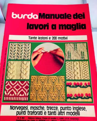 Burda manuale dei lavori a maglia+ altro